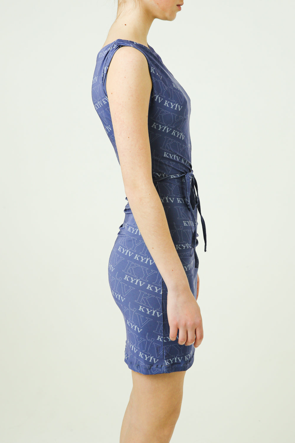 One sleeve Fitted Dress