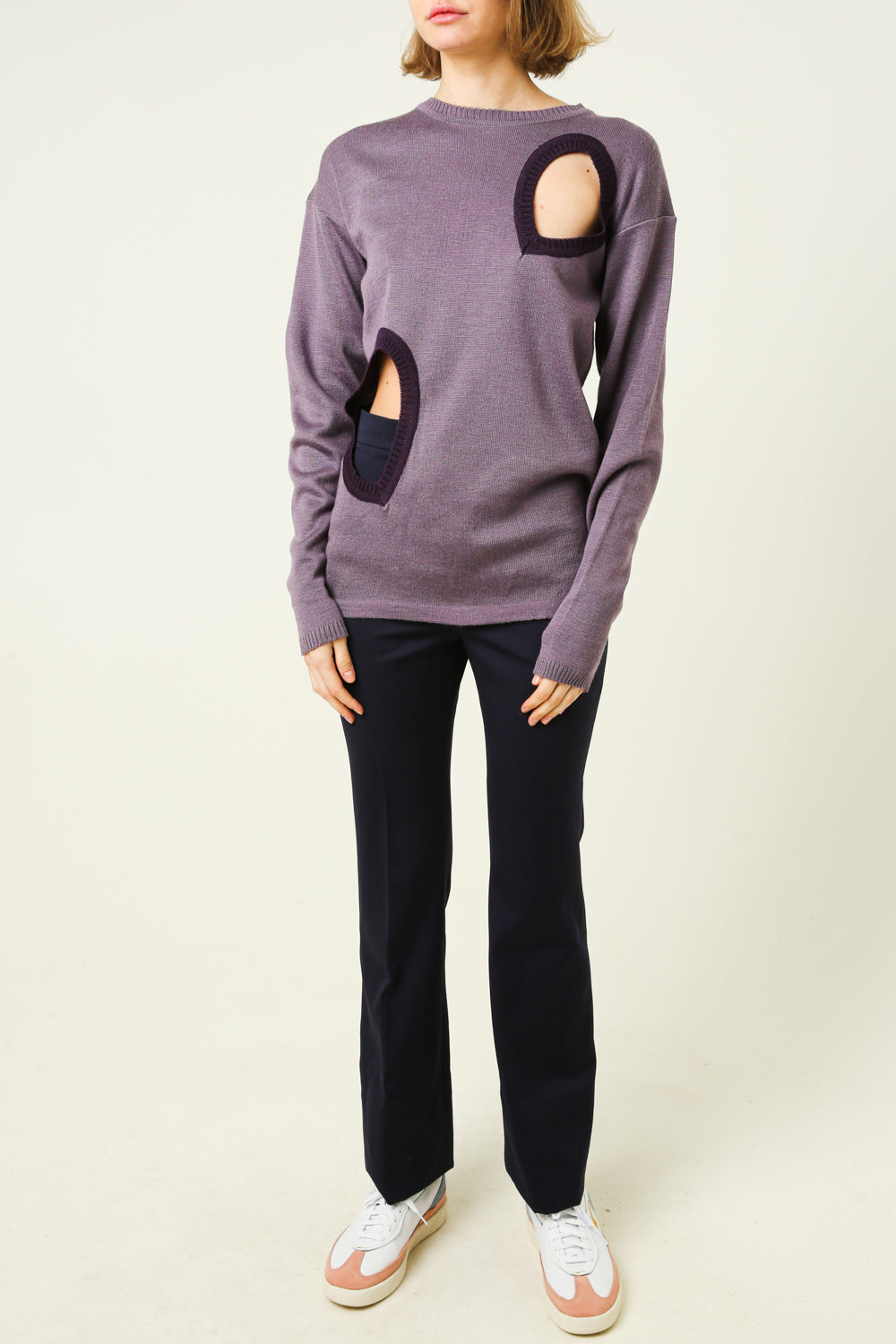 Longsleeve with cutouts