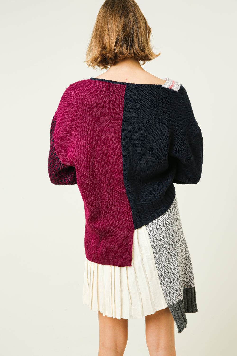 Asymmetrical sweatshirt